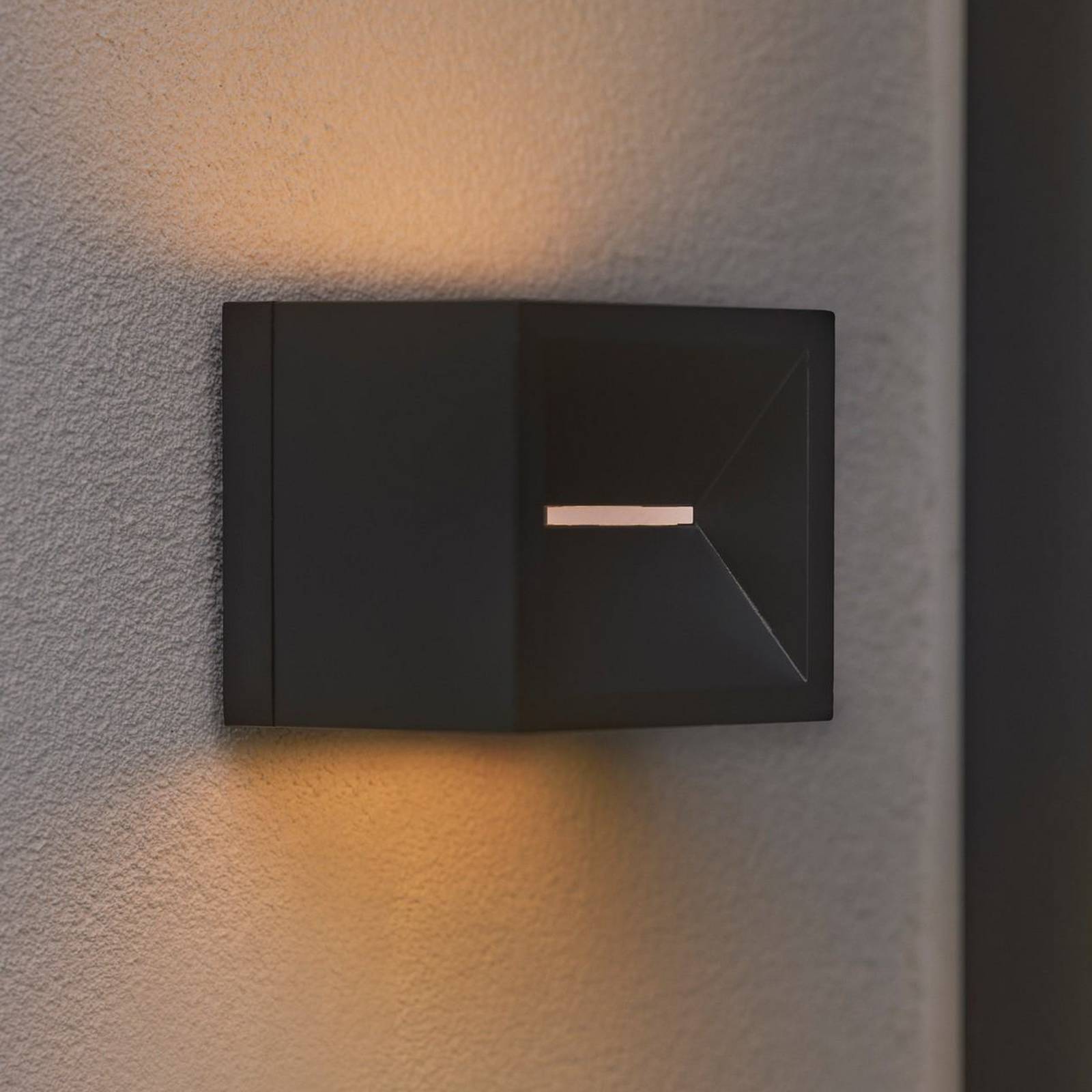 LED-Außenwandleuchte Rivo, schwarz, Metall, IP54, up/down LED-Außenwandleuchte Rivo, schwarz, Metall, IP54, up/down von Nordlux