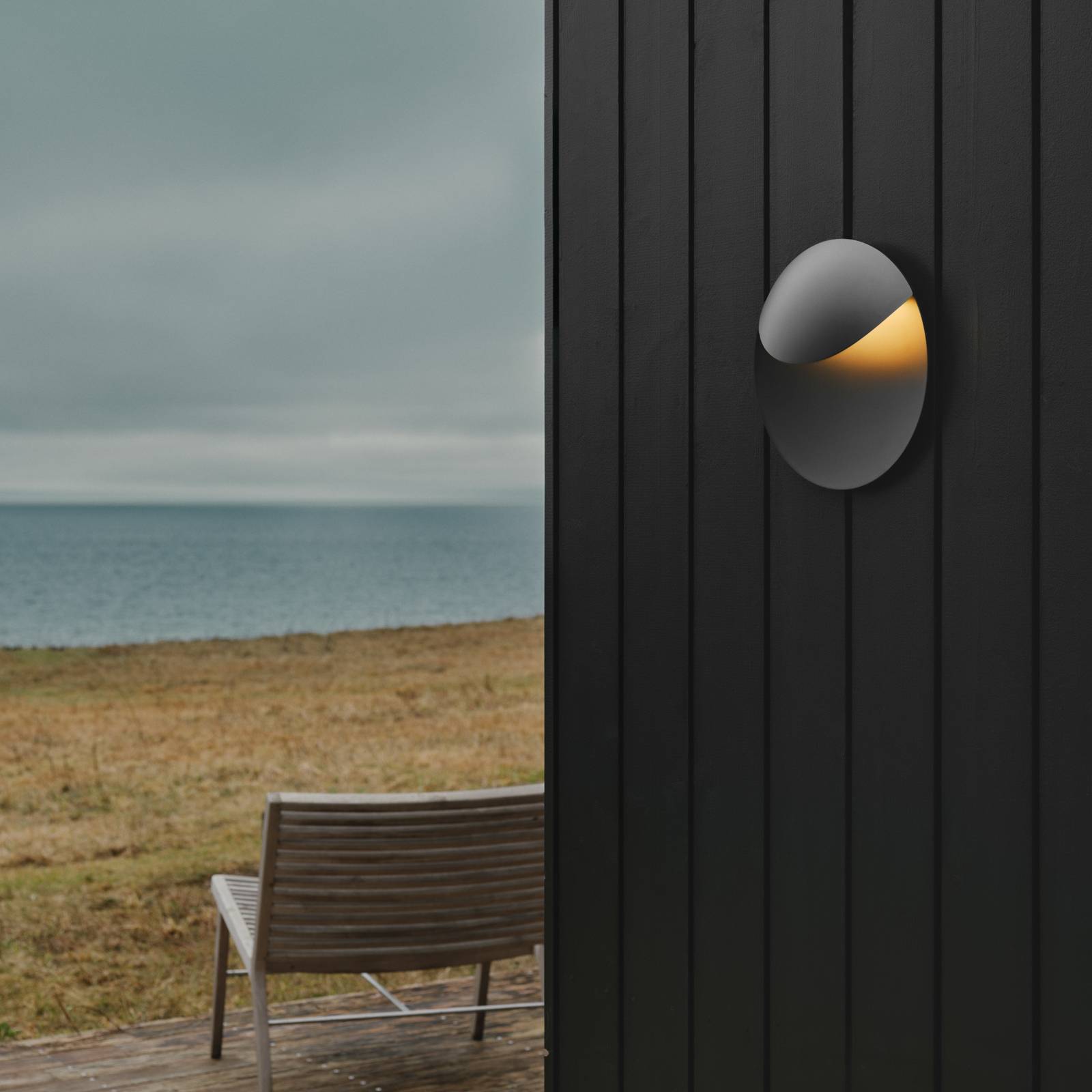 LED-Außenwandleuchte Valopin Seaside, schwarz LED-Außenwandleuchte Valopin Seaside, schwarz von Nordlux