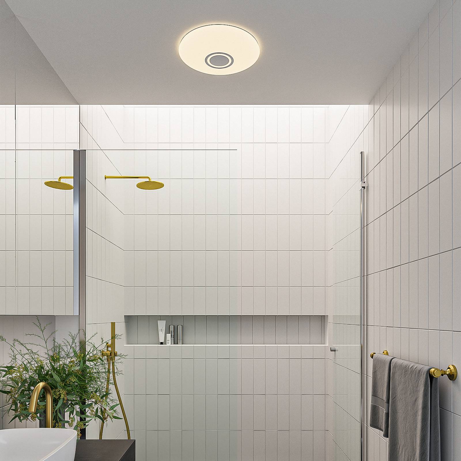 LED-Deckenleuchte DJay Smart CCT mit Lautsprecher LED-Deckenleuchte DJay Smart CCT mit Lautsprecher von Nordlux