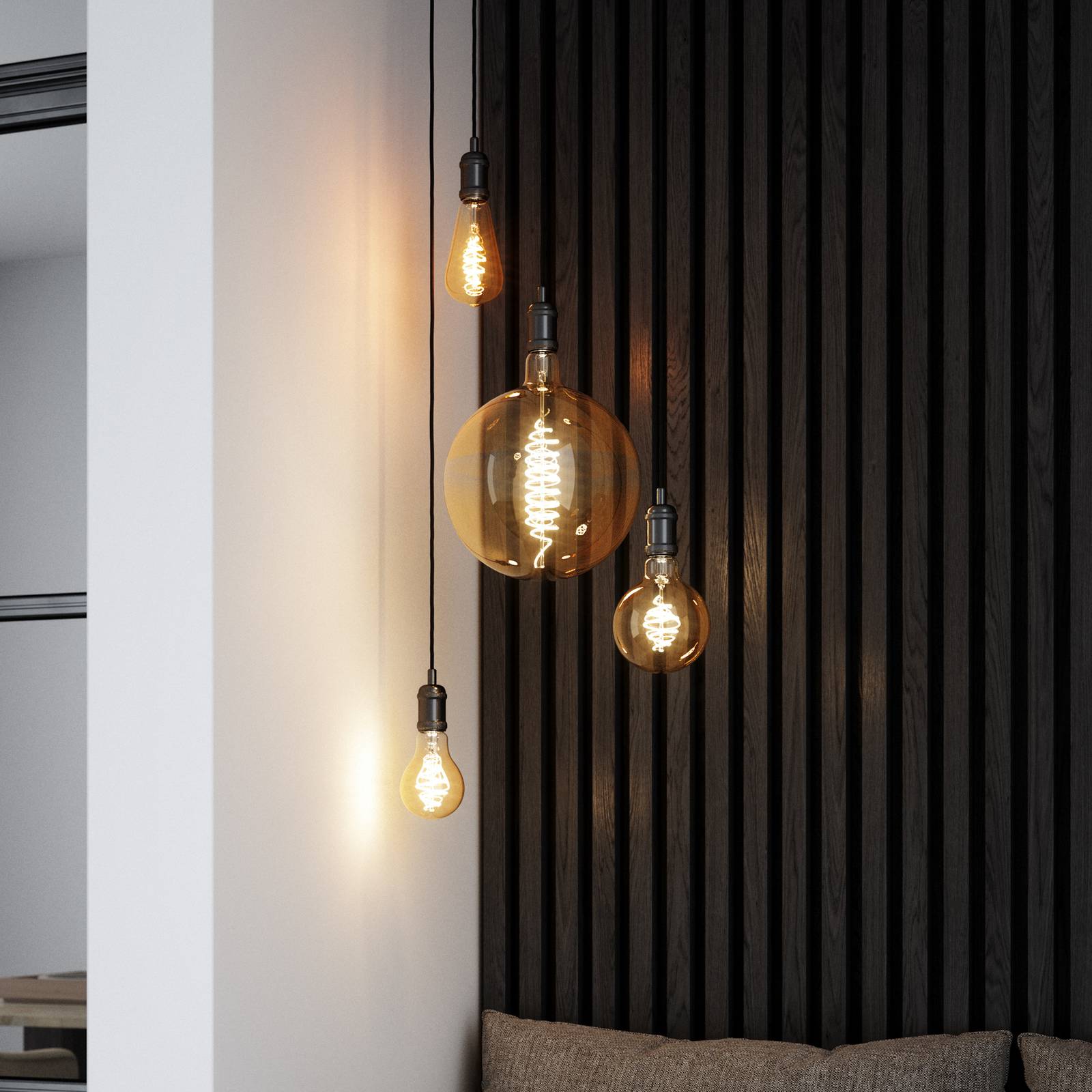 LED-Filamentlampe Smart E27 4,7W 2200K 360lm amber LED-Filamentlampe Smart E27 4,7W 2200K 360lm amber von Nordlux