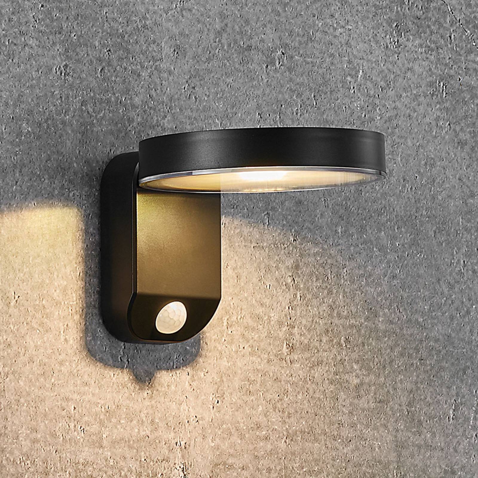 LED-Solar-Wandleuchte Rica Round, rund LED-Solar-Wandleuchte Rica Round, rund von Nordlux