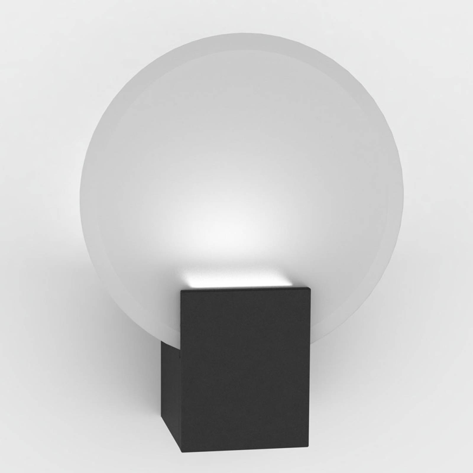 LED-Wandleuchte Hester, IP44, schwarz LED-Wandleuchte Hester, IP44, schwarz von Nordlux