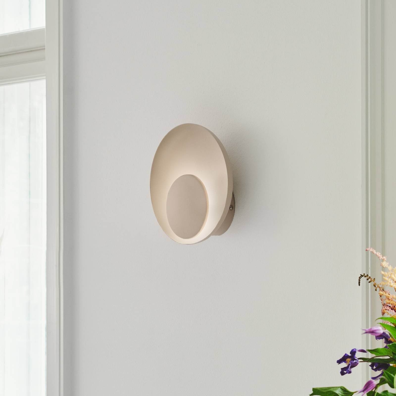 LED-Wandleuchte Marsi mit Kabel/Stecker, beige LED-Wandleuchte Marsi mit Kabel/Stecker, beige von Nordlux