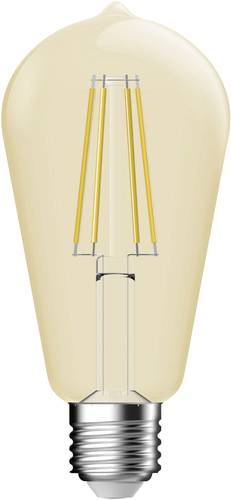 Nordlux 2080052758 LED EEK F (A - G) E27 Kolbenform 5.4W = 34W Gold (Ø x L) 64mm x 140mm dimmbar 1S von Nordlux
