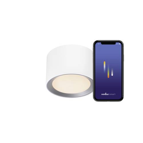 Nordlux 2110840101 Landon Smart LED-Deckenleuchte LED LED 8W Weiß von Nordlux
