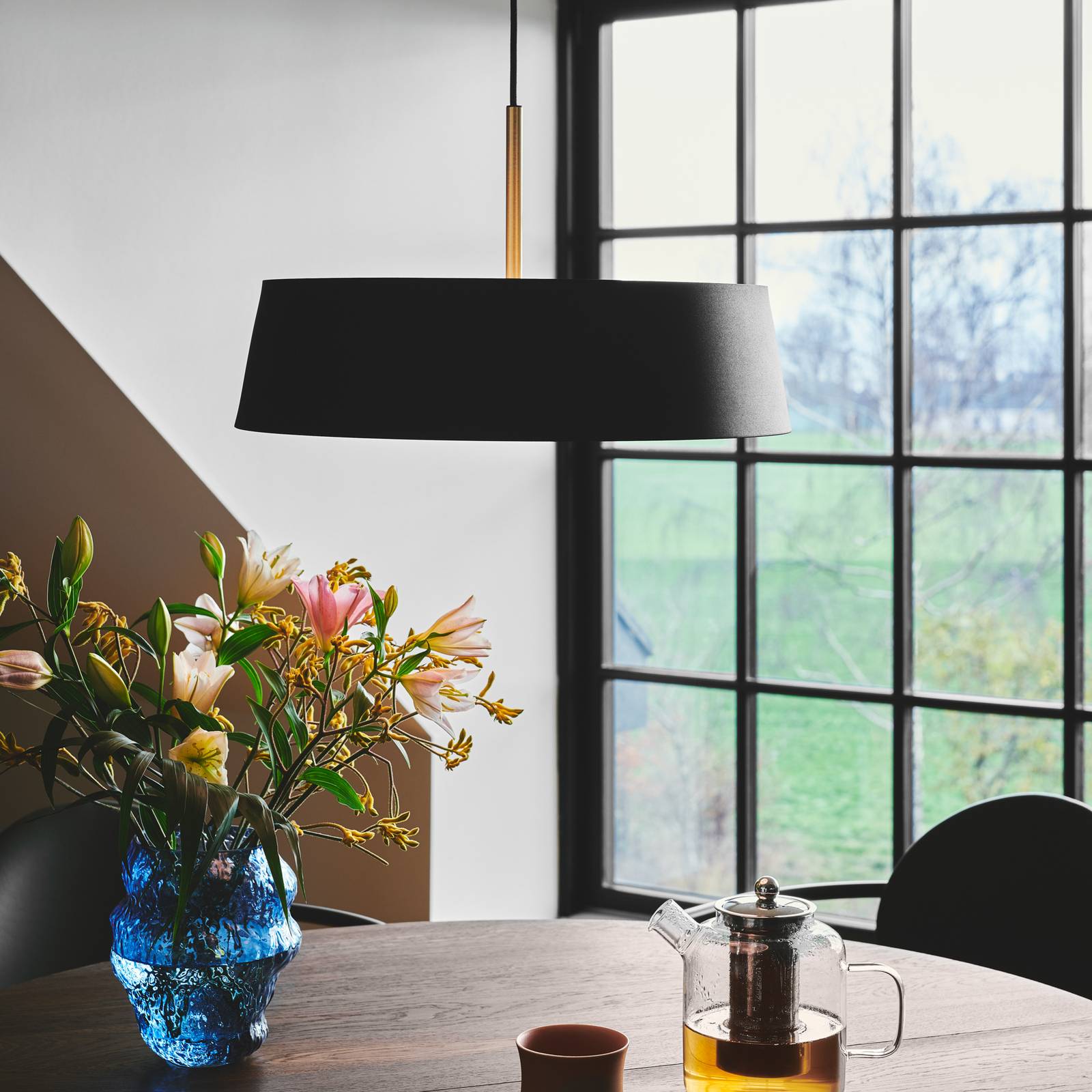Pendelleuchte Clasi 45 in Schwarz mit Diffusoren Pendelleuchte Clasi 45 in Schwarz mit Diffusoren von Nordlux