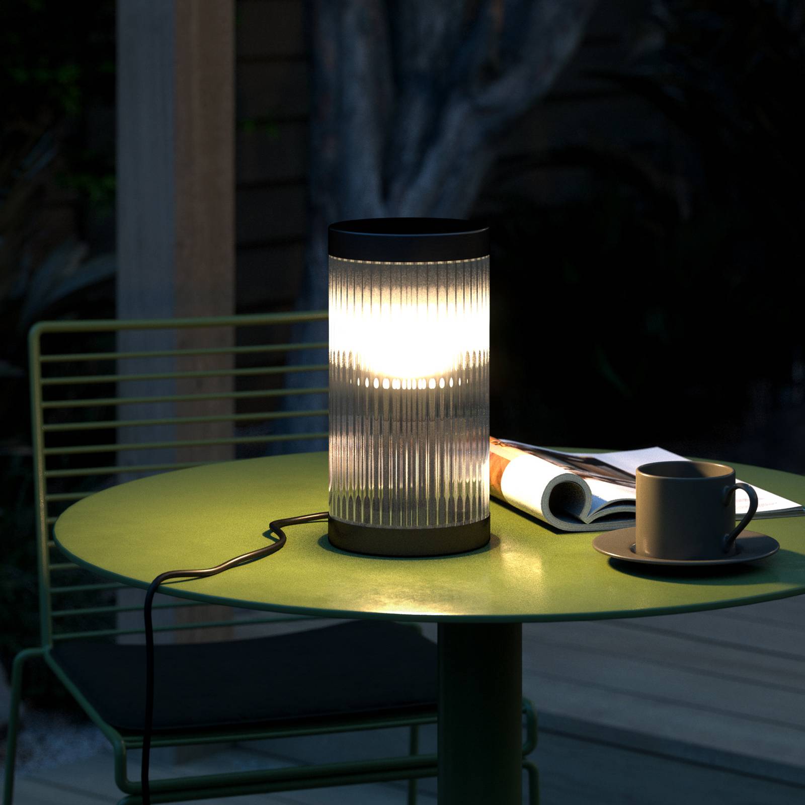 Tischlampe Coupar für den Außenbereich, schwarz Tischlampe Coupar für den Außenbereich, schwarz von Nordlux