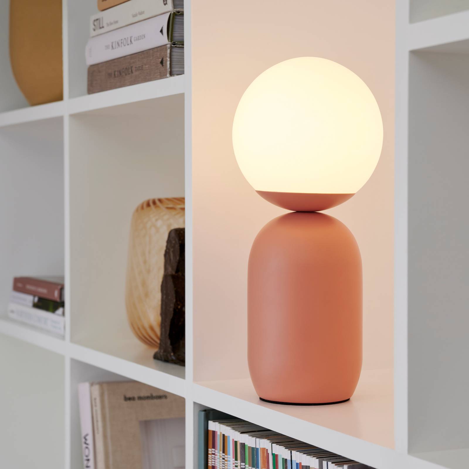 Tischlampe Notti, terracotta, Metall, Glas, Höhe 35 cm Tischlampe Notti, terracotta, Metall, Glas, Höhe 35 cm von Nordlux