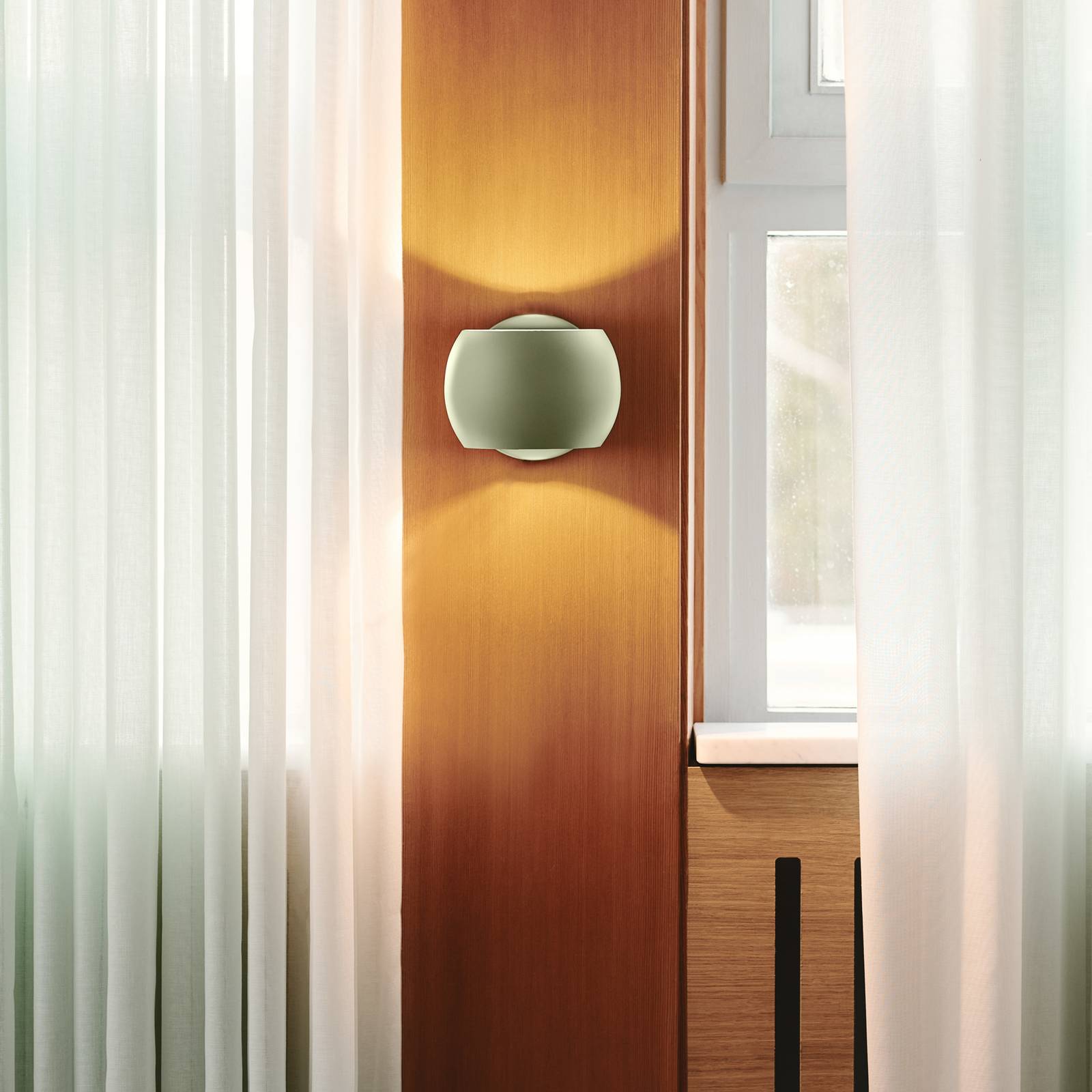 Wandleuchte Belir up/down mit Stecker, grün Wandleuchte Belir up/down mit Stecker, grün von Nordlux