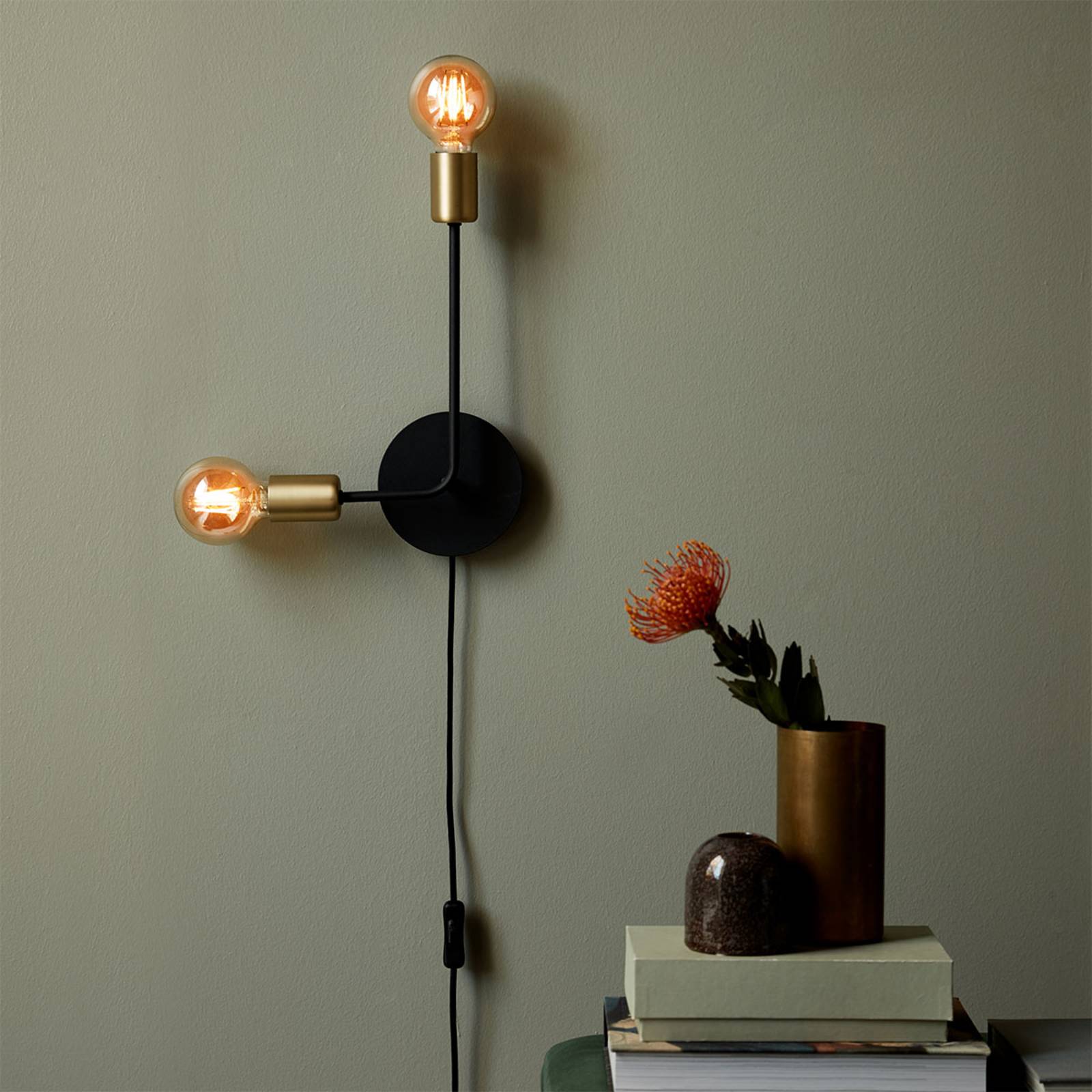 Wandleuchte Josefine mit Kabel und Stecker Wandleuchte Josefine mit Kabel und Stecker von Nordlux