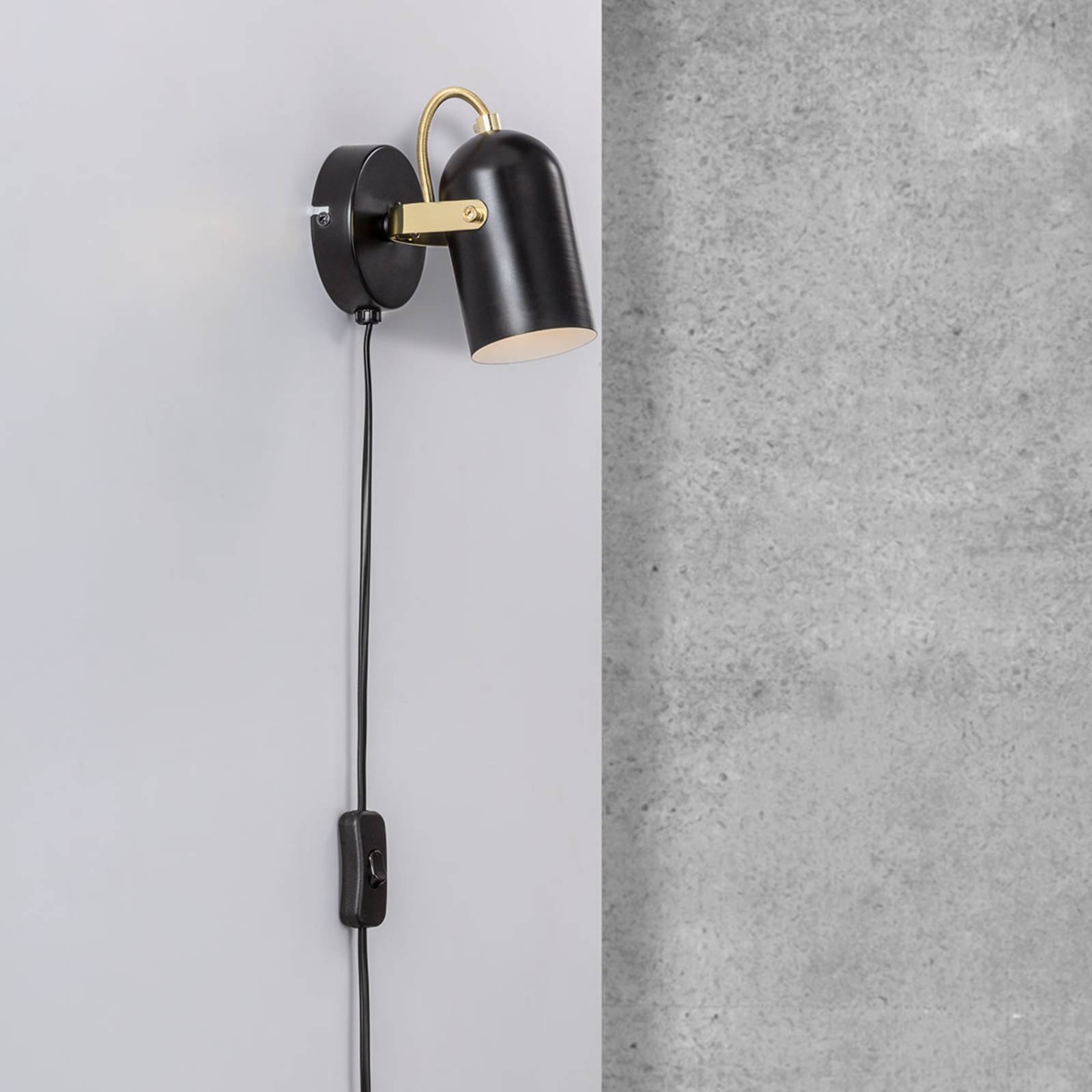 Wandleuchte Lotus mit Kabel und Stecker von Nordlux