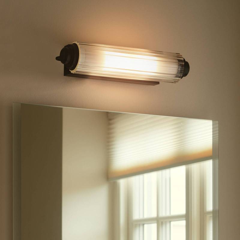 Wandleuchte Nimal Double, IP44, Kunststoff, Metall. schwarz von Nordlux