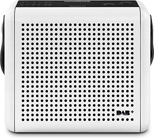 Nordmende Transita 110 – Tragbares DAB+ & UKW Digitalradio – Portable Musikbox mit OLED-Display – Outdoor Radio mit Tragegriff & Uhr von Nordmende