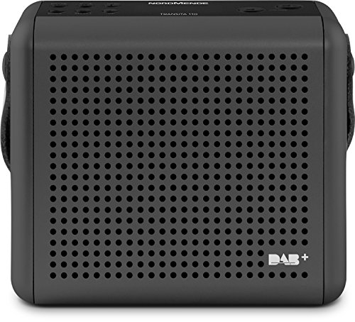Nordmende Transita 110 – Tragbares DAB+ & UKW Digitalradio – Portable Musikbox mit OLED-Display – Outdoor Radio mit Tragegriff & Uhr von Nordmende