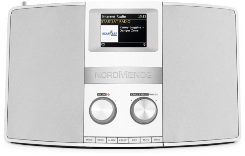 Transita 400 Internetradio weiß/silber von Nordmende