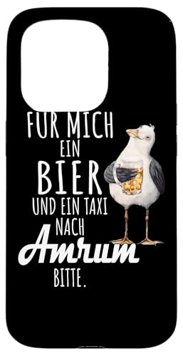 Ein Bier und ein Taxi nach Amrum Nordsee Shirt Möwe Hülle für iPhone 15 Pro Ein Bier und ein Taxi nach Amrum Nordsee Shirt Möwe Hülle für iPhone 15 Pro von Nordsee T-Shirt Küstenkind Ostfriesland Meerweh