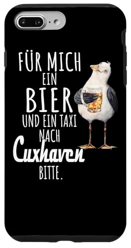 Ein Bier und ein Taxi nach Cuxhaven Nordsee Shirt Möwe Hülle für iPhone 7 Plus/8 Plus Ein Bier und ein Taxi nach Cuxhaven Nordsee Shirt Möwe Hülle für iPhone 7 Plus/8 Plus von Nordsee T-Shirt Küstenkind Ostfriesland Meerweh