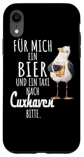 Ein Bier und ein Taxi nach Cuxhaven Nordsee Shirt Möwe Hülle für iPhone XR von Nordsee T-Shirt Küstenkind Ostfriesland Meerweh