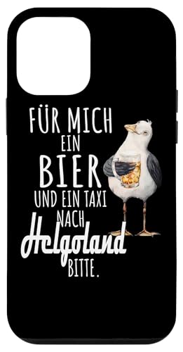 Ein Bier und ein Taxi nach Helgoland Nordsee Shirt Möwe Hülle für iPhone 12 mini Ein Bier und ein Taxi nach Helgoland Nordsee Shirt Möwe Hülle für iPhone 12 mini von Nordsee T-Shirt Küstenkind Ostfriesland Meerweh