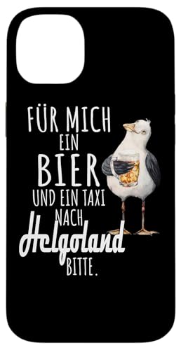 Ein Bier und ein Taxi nach Helgoland Nordsee Shirt Möwe Hülle für iPhone 14 Plus Ein Bier und ein Taxi nach Helgoland Nordsee Shirt Möwe Hülle für iPhone 14 Plus von Nordsee T-Shirt Küstenkind Ostfriesland Meerweh