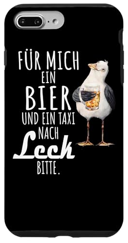 Ein Bier und ein Taxi nach Leck Nordsee Shirt Möwe Hülle für iPhone 7 Plus/8 Plus Ein Bier und ein Taxi nach Leck Nordsee Shirt Möwe Hülle für iPhone 7 Plus/8 Plus von Nordsee T-Shirt Küstenkind Ostfriesland Meerweh