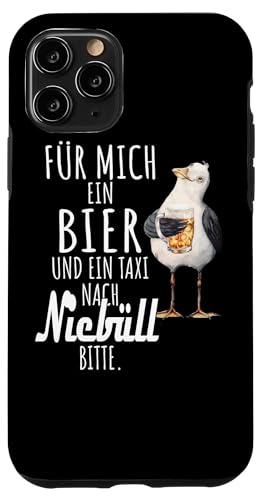 Ein Bier und ein Taxi nach Niebüll Nordsee Shirt Möwe Hülle für iPhone 11 Pro Ein Bier und ein Taxi nach Niebüll Nordsee Shirt Möwe Hülle für iPhone 11 Pro von Nordsee T-Shirt Küstenkind Ostfriesland Meerweh