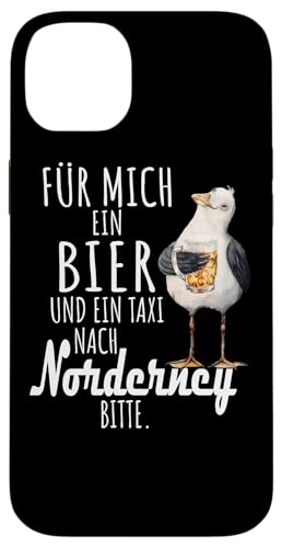 Ein Bier und ein Taxi nach Norderney Nordsee Shirt Möwe Hülle für iPhone 14 Plus Ein Bier und ein Taxi nach Norderney Nordsee Shirt Möwe Hülle für iPhone 14 Plus von Nordsee T-Shirt Küstenkind Ostfriesland Meerweh