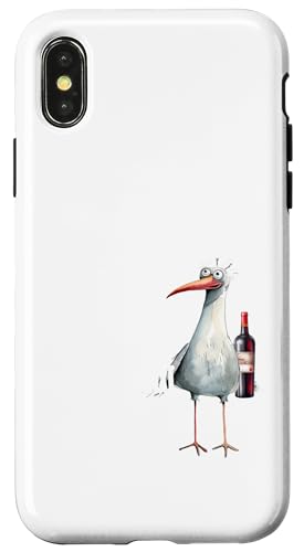 Ein Wein und ein Taxi nach Halligen Nordsee Shirt Möwe Hülle für iPhone X/XS Ein Wein und ein Taxi nach Halligen Nordsee Shirt Möwe Hülle für iPhone X/XS von Nordsee T-Shirt Küstenkind Wattenmeer Meerweh Wein