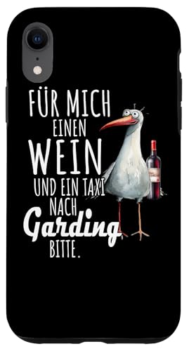 Ein Wein und ein Taxi nach Garding Nordsee Shirt Möwe Hülle für iPhone XR von Nordsee T-Shirt Wattenmeer Küstenkind Meerweh Wein