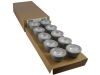 NORDTRONIC LED-Leuchtmittel GU10 4,8W, 4000K, 430 Lumen, dimmbar (10er-Pack) von Nordtronic