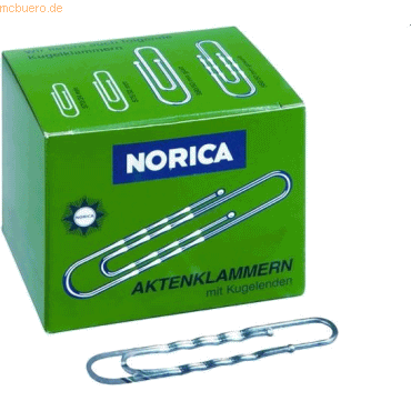 Norica Briefklammer Eisen verzinkt 50mm VE=1000 Stück von Norica