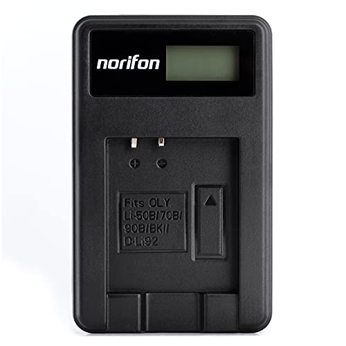 D-LI92 LCD USB Ladegerät für Pentax Optio I-10, RZ10, RZ10, RZ18, WG-1, WG-2, WG-10, WG-3, X70 Kamera und Mehr D-LI92 LCD USB Ladegerät für Pentax Optio I-10, RZ10, RZ10, RZ18, WG-1, WG-2, WG-10, WG-3, X70 Kamera und Mehr von Norifon