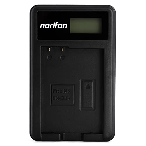 Norifon EN-EL14 LCD USB Ladegerät für Nikon Coolpix P7000, Coolpix P7100, Coolpix P7700, Coolpix P7800, DSLR D3100, DSLR D3200, DSLR D5100, DSLR D5200 Kamera und Mehr Norifon EN-EL14 LCD USB Ladegerät für Nikon Coolpix P7000, Coolpix P7100, Coolpix P7700, Coolpix P7800, DSLR D3100, DSLR D3200, DSLR D5100, DSLR D5200 Kamera und Mehr von Norifon