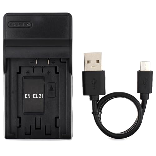 EN-EL21 USB Ladegerät für Nikon 1 V2 Kamera und Mehr EN-EL21 USB Ladegerät für Nikon 1 V2 Kamera und Mehr von Norifon