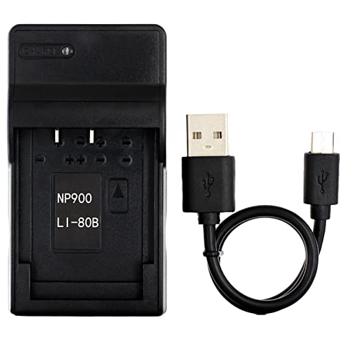 LI-80B USB Ladegerät für Olympus T-100, T-110, X-36 Kamera und Mehr von Norifon