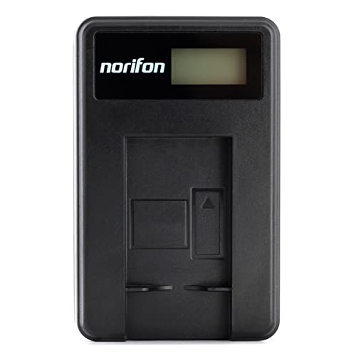 NB-12L LCD USB Ladegerät für Canon Legria Mini X, Mini X, PowerShot G1X Mark II, PowerShot N100 Kamera und Mehr von Norifon