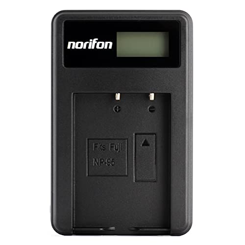 Norifon NP-95 LCD USB Ladegerät für Fujifilm FinePix F30, F31fd, Real 3D W1, X100, X100LE, X100S, X100T, X30, X-S1 Kamera und Mehr Norifon NP-95 LCD USB Ladegerät für Fujifilm FinePix F30, F31fd, Real 3D W1, X100, X100LE, X100S, X100T, X30, X-S1 Kamera und Mehr von Norifon