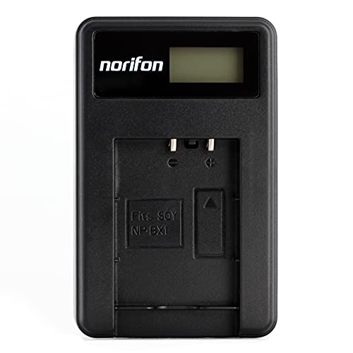 NP-BX1 LCD USB Ladegerät für Sony Cyber-Shot DSC-RX100, DSC-RX100 II, DSC-RX100 III, DSC-HX90V, DSC-WX350, DSC-WX500, HDR-AS15 Kamera und Mehr NP-BX1 LCD USB Ladegerät für Sony Cyber-Shot DSC-RX100, DSC-RX100 II, DSC-RX100 III, DSC-HX90V, DSC-WX350, DSC-WX500, HDR-AS15 Kamera und Mehr von Norifon