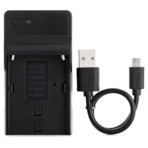 NP-FM50 USB Ladegerät für Sony CCD-TRV308, CCD-TRV138, CCD-TRV328, DSLR-A350, DSLR-A100, DSLR-A200, DSR-PD170, DSR-PD150, HVR-Z5U, HVR-Z1U, MVC-CD400 Kamera und Mehr von Norifon