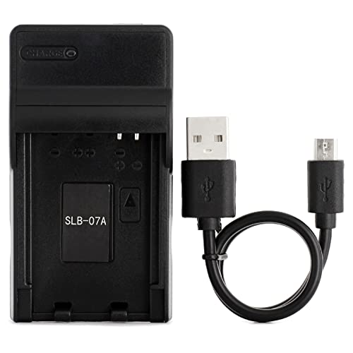 SLB-07A USB Ladegerät für Samsung PL150, PL151, ST45, ST50, ST500, ST550, ST560, ST600, TL100, TL210, TL220, TL225, TL90 Kamera und Mehr von Norifon