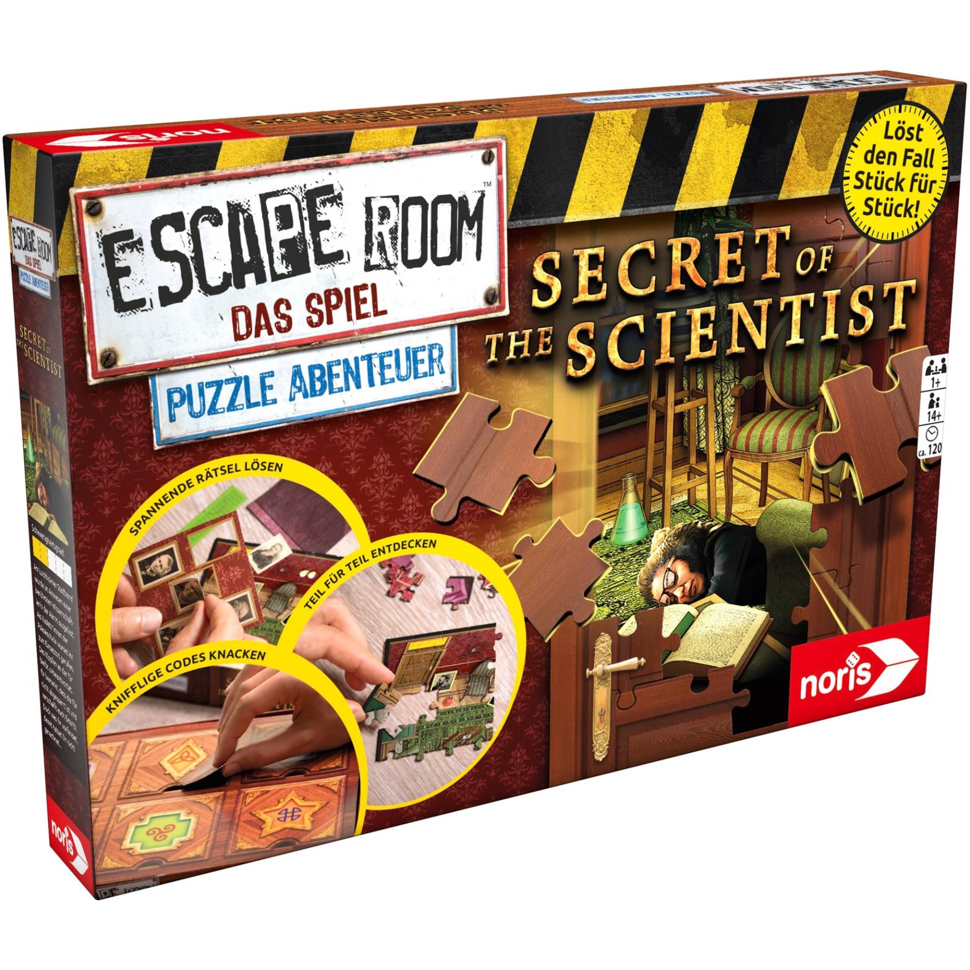Escape Room - Das Spiel Puzzle Abenteuer: The Secret of the Scientist von Noris
