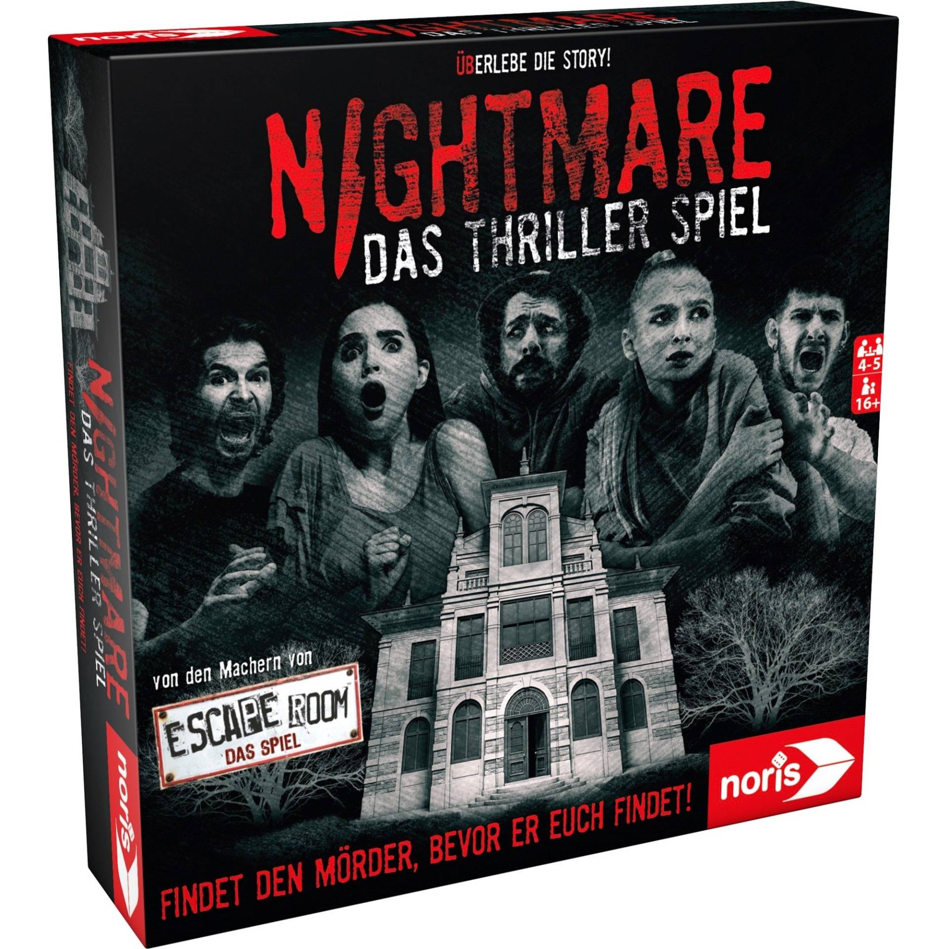 Nightmare Das Thriller Spiel, Partyspiel von Noris
