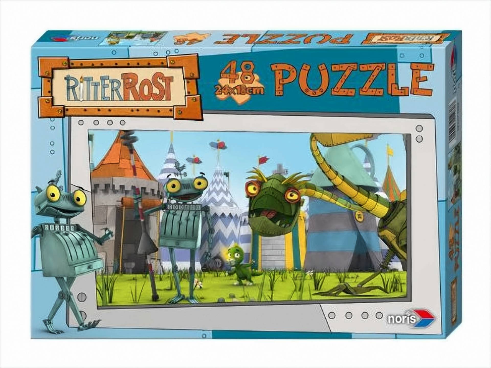 Noris Spiele 606031080 - Ritter Rost Puzzle - Heiße Brüder, 48 Teile von Noris