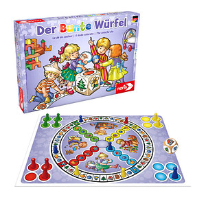 noris Der Bunte Würfel Brettspiel von Noris