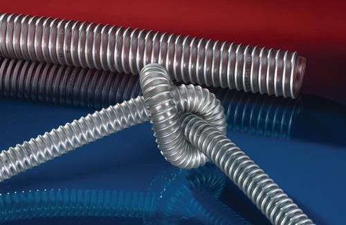10 Mtr. Norres Absaug- u.Förderschl.TIMBERDUC® PUR 533 AS ID 120mm AD 129,00mm von Norres