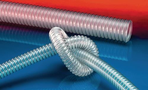 10 Mtr. Norres Förderschl.AIRDUC® PUR-INOX 351 FOOD-AS ID 100-102mm AD 109mm von Norres