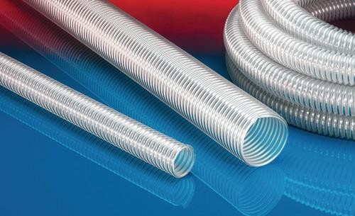 10 Mtr. Norres Förderschl.AIRDUC® PUR-INOX 356 FOOD-AS ID 75mm AD 87mm L.10m von Norres