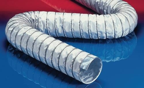 3 Mtr. Norres Absaug- u.Gebläseschlauch CP PTFE_GLASS-INOX 471 150-152mm von Norres