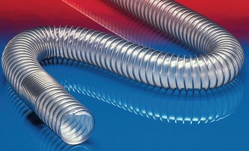 3 Mtr. Norres Absaug- u.Gebläseschlauch CP PUR 455 FOOD ID 50-51mm AD 62,00mm von Norres