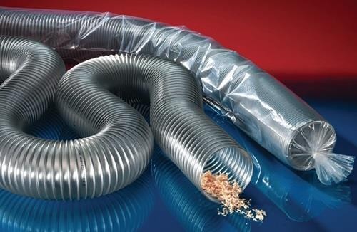 5 Mtr. Norres Gebläseschl.TIMBERDUC® PUR 531 AS ID 63-65mm AD 73,00mm 4mm L.5m von Norres